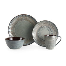 Load image into Gallery viewer, Gourmet Basics by Mikasa Broadway 16-piece Dinnerware Set