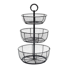 Load image into Gallery viewer, Gourmet Basics by Mikasa 3-Tier Round Wrap Basket