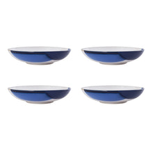 Load image into Gallery viewer, Gourmet Basics by Mikasa Caden Blue 16-piece Dinnerware Set