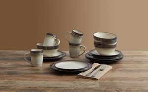 Gourmet Basics by Mikasa Bailey 16-piece Dinnerware Set