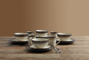 Gourmet Basics by Mikasa Bailey 16-piece Dinnerware Set