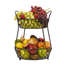 Load image into Gallery viewer, Gourmet Basics by Mikasa Loop and Lattice Wire Basket