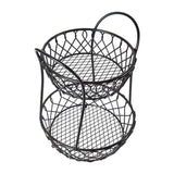 Gourmet Basics by Mikasa Loop and Lattice Wire Basket