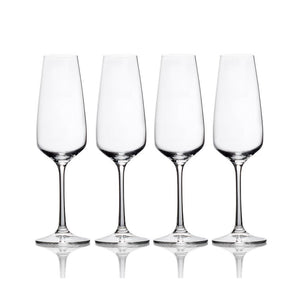 Mikasa Melody Champagne Flute, Set of 4, 9.5-ounce