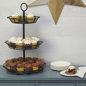 Gourmet Basics by Mikasa Tulsa 3 Tier Stand